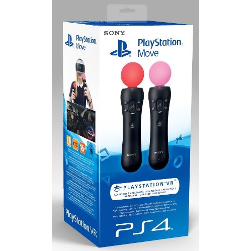 PlayStation 4 Move Twin Pack Motion Controllers - PS4 & PSVR