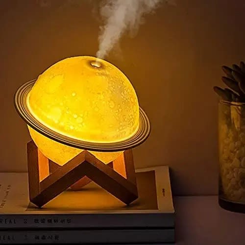 Planet-shape Humidifier - Colour Changing - Aroma Diffuser