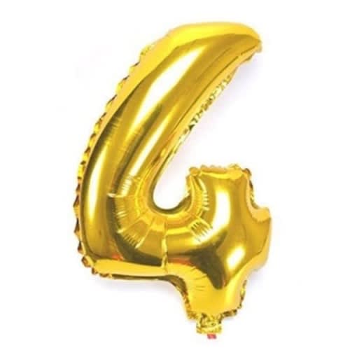 Number 4 Foil Ballon- 26inches