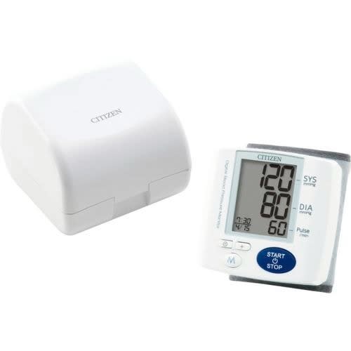 Digital Wrist Blood Pressure Monitor Ch-617 With White Case Box - White