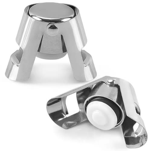 Stainless Steel Champagne Stoppers  - 2Pcs