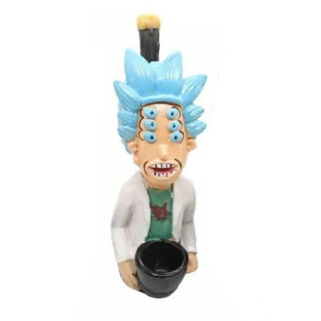 Rick And Morty Novelty Hand Made Figurine Tobacco Pipe