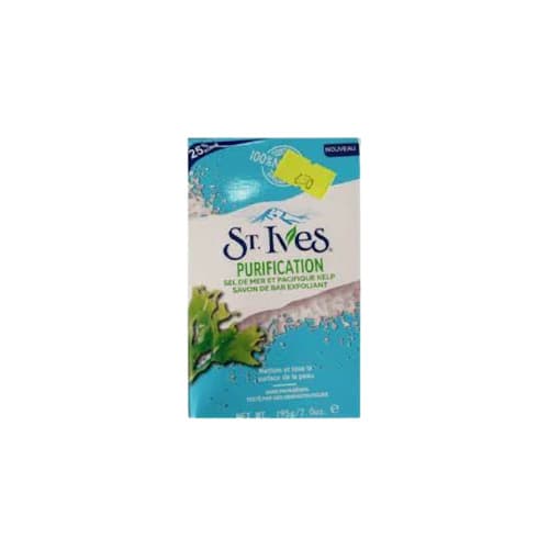 St.ives Purifying Sea Salt & Pacific Kelp Exfoliating Bar Soap - 195g