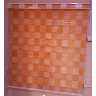 Window Blind - Orange Draft - 4ft By 5ft