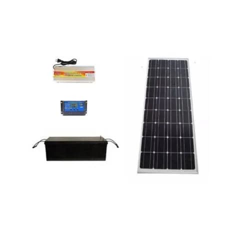 2000watts Solar Kit With 100amps Battery, 150watts Solar Panel And 30amps Controller