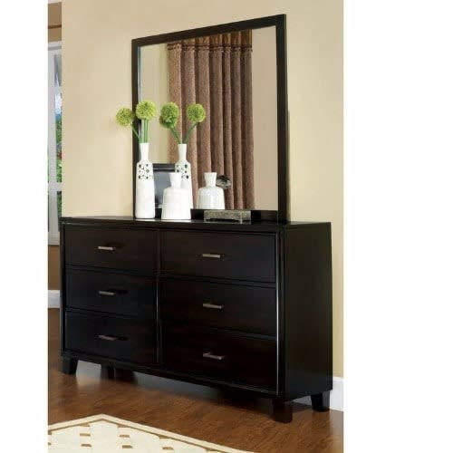 Dresser & 6 Drawer With Mirror
