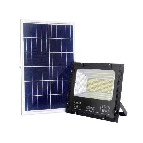 Solar Flood Light- Extra Bright - Double Lense- 200w