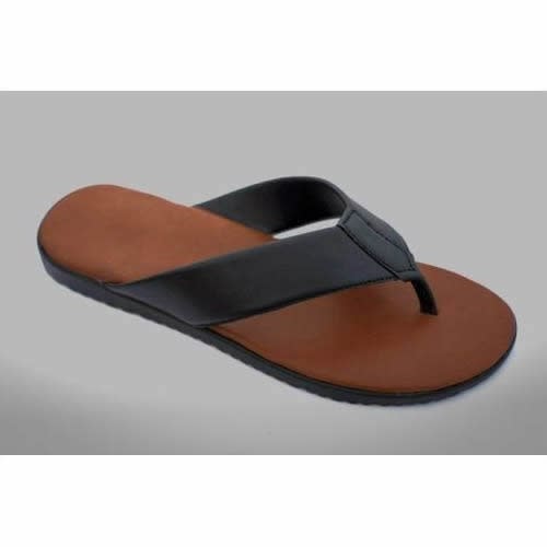 Mens Casual Soft Pad Leather Slippers