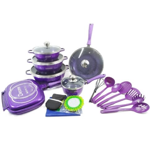 23 Pieces Nonstick Die-cast Cookware Set