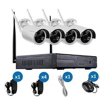 Cctv Wireless Camera Kits - 4 Channels