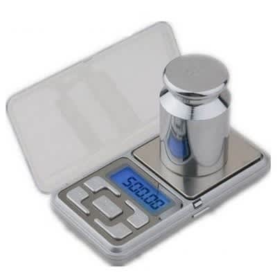 Digital Weighing Scale 01G-500G - Silver