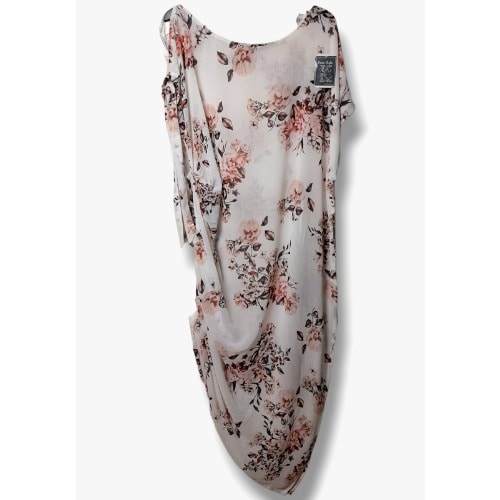 Women Chiffon Floral Print Stylish Sexy Kaftan Kimono Dress & Beach Cover-up