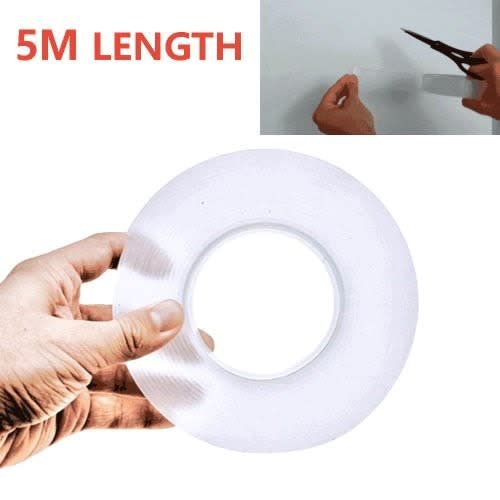 Double Sided Nano Re-useable Magic Adhesive Tape