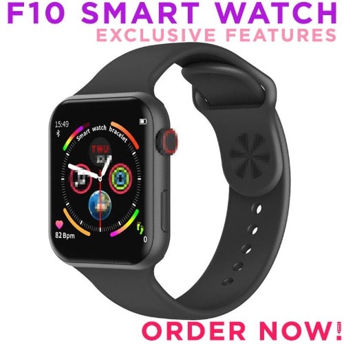F10 Smart Watch - Newer & Advanced Features 1.54 Inch Full Screen Touch Sport Smartwatch