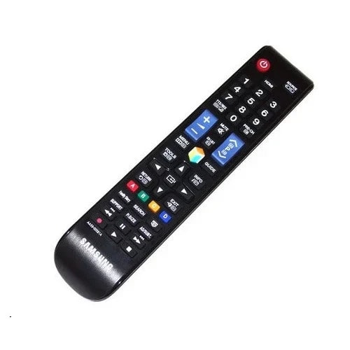 Remote Control For  Smart Tv + Free Battery - Black