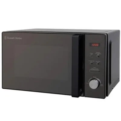 Compact Black Digital Microwave Oven - 17L