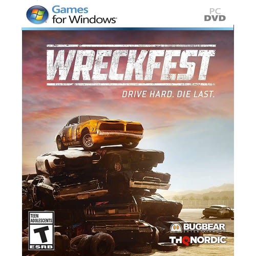 Wreckfest PC Game DVD Disks + Free Gift