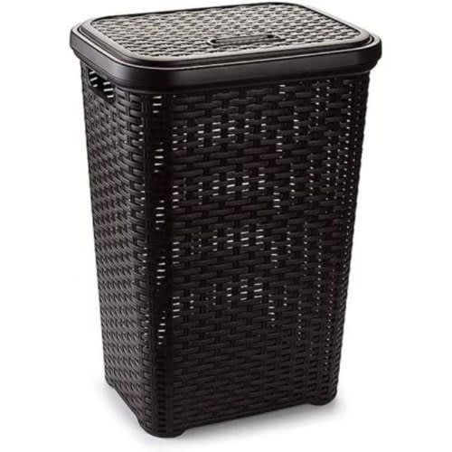 Laundry Basket - Black - 60L