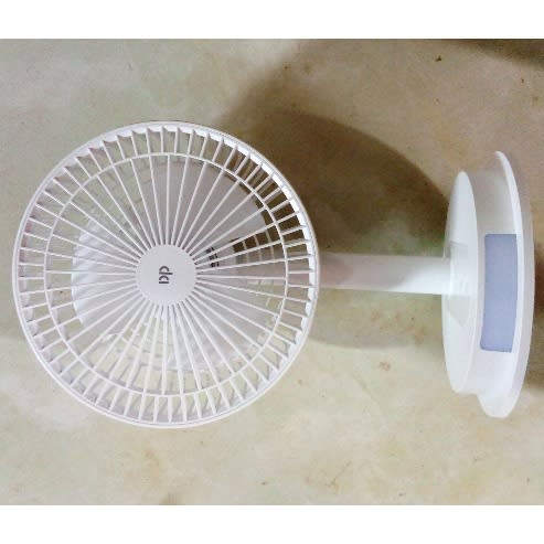 Dp Rechargeable Fan With Inbult Lamp