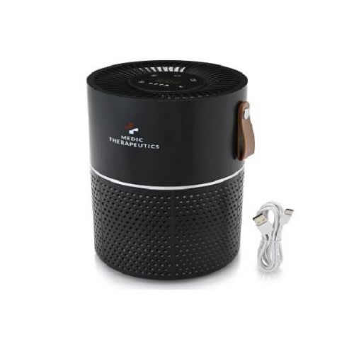 Medic Therapeutics Compact Air Purifier With Activated Carbon Filtration