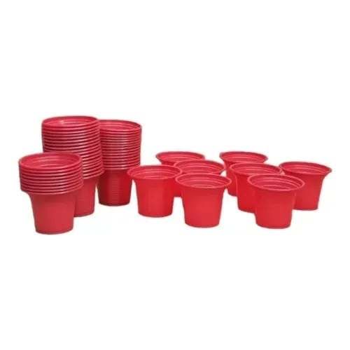 Disposable Cups - Plastic Glass 100 Ml - 100 Pcs