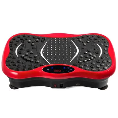 Power-Flex Small Vibration Plate Massager With Resistance Bands + Mp3 & Remote Control