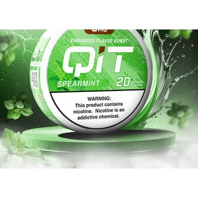 Qit Pouches- Spearmint Flavour 15mg