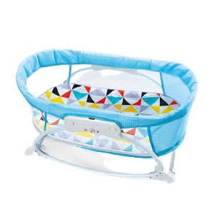 Sleep Peacefully Rocker Bassinet With Mosquito Net