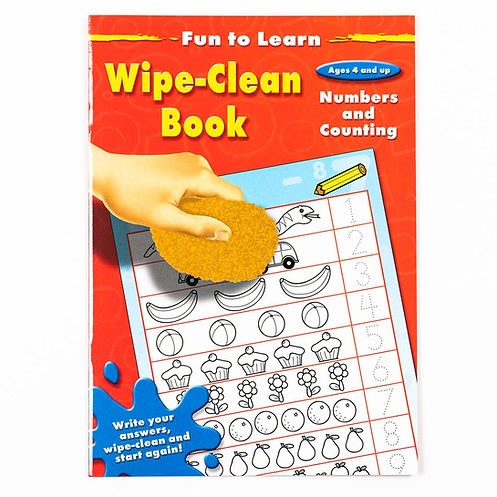 Fun To Learn Wipe- Clean Book -Numbers And Counting