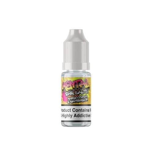 20mg Mental Bar Salts10ml Nic Salt (50vg/50pg) - Mango Peach & Watermelon