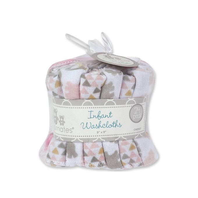 Cudlie 24 Piece Washcloth - Multicolour