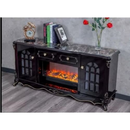 Tv Stand With Electric Fire Place-1500mx400m
