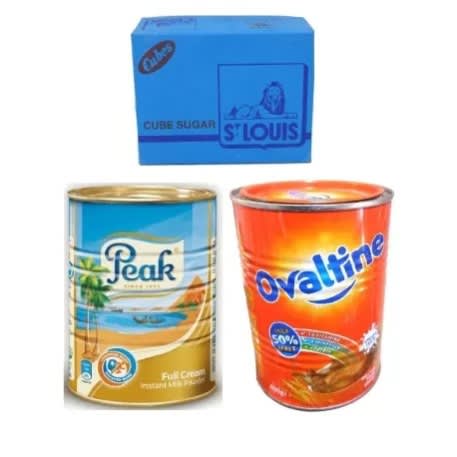 Peak Milk - 380g / St. Louis Sugar And Ovaltine - 400g
