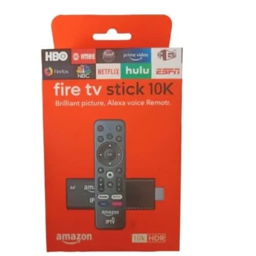 Amazon Fire Tv Stick 10k Streaming Media Player - With Voice Remote