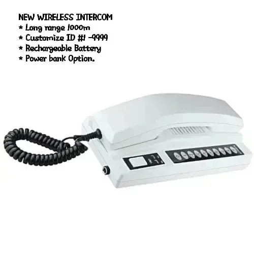 Long Range Wireless Intercom - 1000m