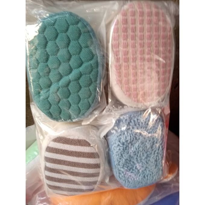 4pcs Soft Baby Stylish Bathing Sponges