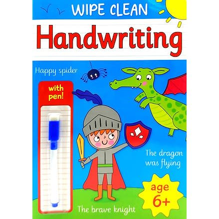 Wipe Clean Handwriting - Book With Pen - Age 6+