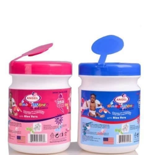 Little Angel Baby Wipes - Two Can Packs - 500 Count