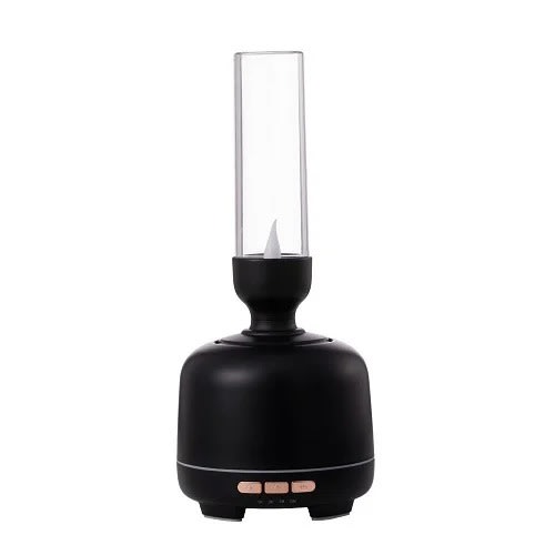 Candle Aroma Essential Oil Diffuser - 300ml -black