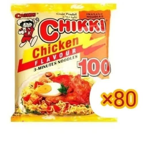 Chikki Chicken Flavour Instant Noodles X 80pcs -100g