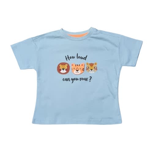 Boys' Short Sleeve T-shirt Sky Blue