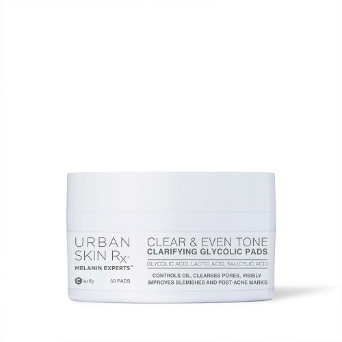 Urban Skin RX Clear & Even Tone Clarifying Glycolic Pads - 30pads