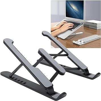 P1 Multi Position Foldable Notebook Bracket - Black