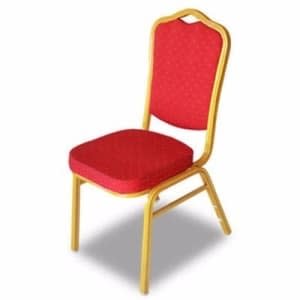 Banquet Chairs - Red - 6 Pieces