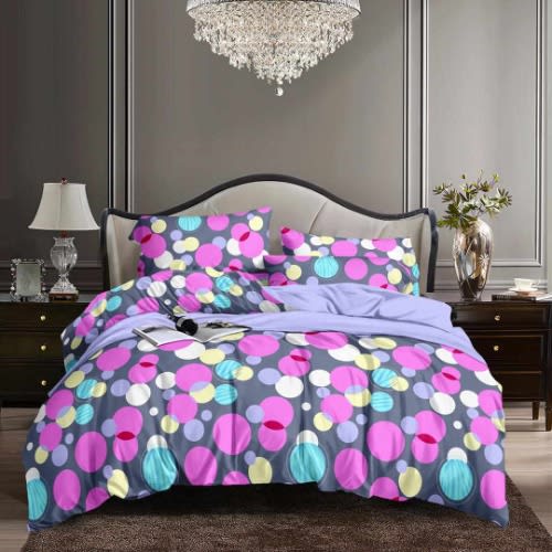 Bedsheet Duvet And Four Pillowcases