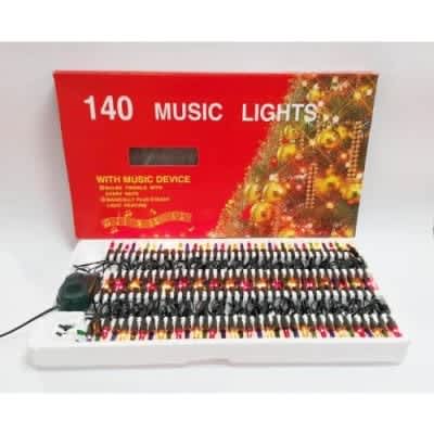 Christmas Lights 140 Music Lights With Music Device - Multi Colour