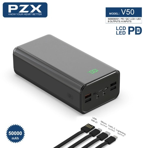 PZX Power Bank - 50000mAh