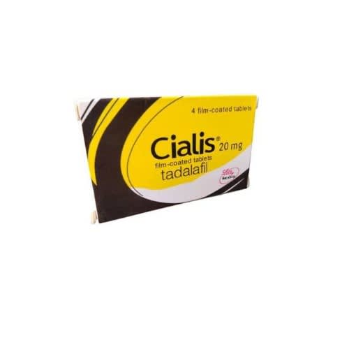 Cialis Tadalafil 20mg - 4 Film Coated Tablets