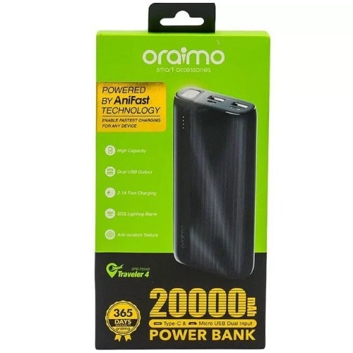 Powerbank - 20000mAh - Black