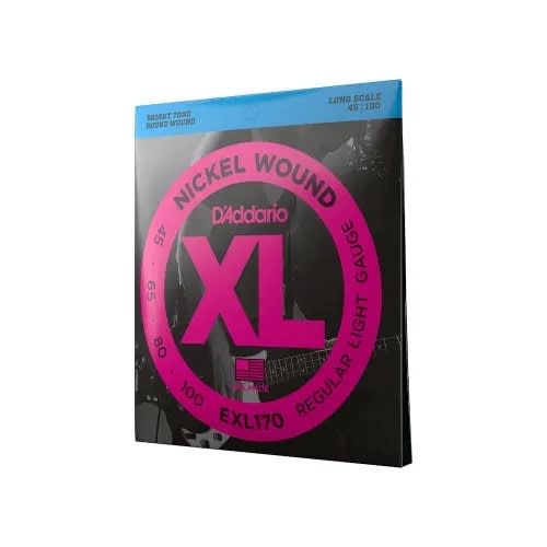 D'Addario EXL170 ElectriString - 4 Stringsc Bass Guitar String - 4 Strings